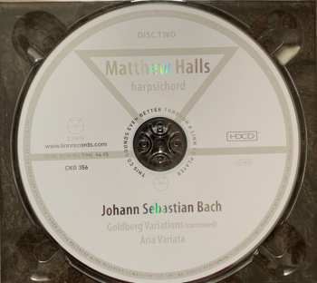 2CD Johann Sebastian Bach: Goldberg Variations • Sarabanda Con Partite • Aria Variata