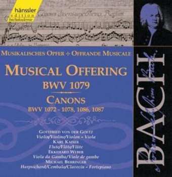 Album Johann Sebastian Bach: Musical Offering BWV 1079 / Canons BWV 1072 - 1078, 1086, 1087