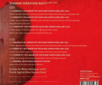 2CD Johann Sebastian Bach: Sonatas For Violin And Harpsichord