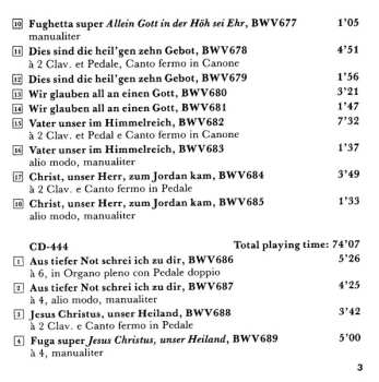 2CD Johann Sebastian Bach: Clavierübung III / Concerto In D Minor / Trio Sonata In C / Toccata In E