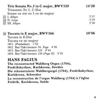 2CD Johann Sebastian Bach: Clavierübung III / Concerto In D Minor / Trio Sonata In C / Toccata In E