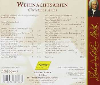CD Johann Sebastian Bach: Weihnachtsarien, Christmas Arias