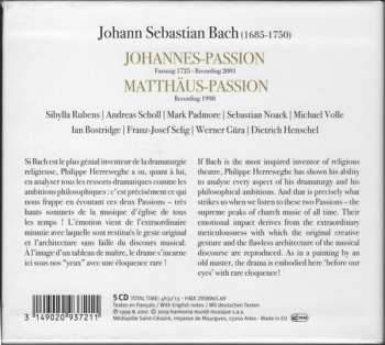 5CD/Coffret Johann Sebastian Bach: Johannes-Passion • Matthäus-Passion