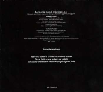 5CD/Coffret Johann Sebastian Bach: Johannes-Passion • Matthäus-Passion
