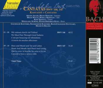 CD Johann Sebastian Bach: Kantaten BWV 146, 147