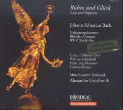 Album Johann Sebastian Bach: Kantaten Bwv 36a & 66a
