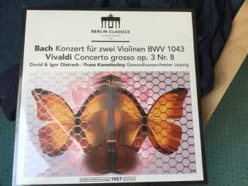LP Johann Sebastian Bach: Bach Konzert Für Zwei Violinen Und Orchester D-Moll BWV 1043 / Vivaldi Concerto Grosso A-Moll Op.3 Nr.8 Für Zwei Violinen Und Streichorchester