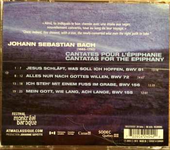 CD Johann Sebastian Bach: L’Epiphanie Bach Cantates 81:: 72:: 156:: 155