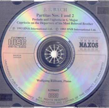 CD Johann Sebastian Bach: Partitas Nos. 1 And 2