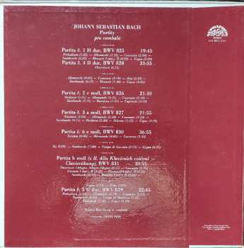 4LP/Coffret Johann Sebastian Bach: Partity Pro Cemballo