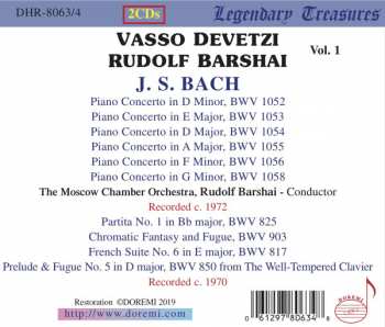 2CD Johann Sebastian Bach: Piano Concertos