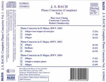 CD Johann Sebastian Bach: Piano Concertos (Complete) Vol. 1