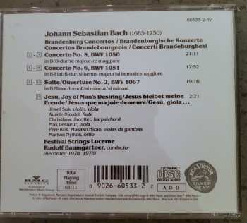 CD Johann Sebastian Bach: Brandenburg Concertos Nos. 5-6 / Suite No. 2 