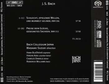SACD Johann Sebastian Bach: Secular Cantatas, Vol. 8 (Celebratory Cantatas)