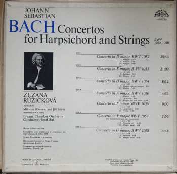 3LP/Coffret Johann Sebastian Bach: Concertos For Harpsichord And Strings (Complete) (3xLP + BOX + INSERT)