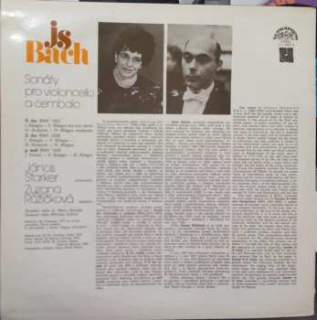 LP Johann Sebastian Bach: Sonáty Pro Violoncello A Cembalo