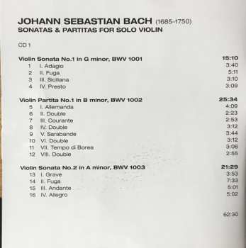 2CD Johann Sebastian Bach: Sonatas & Partitas