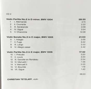 2CD Johann Sebastian Bach: Sonatas & Partitas