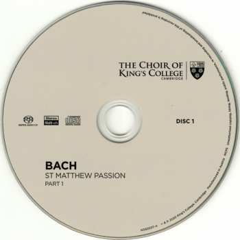 Coffret/3SACD Johann Sebastian Bach: St Matthew Passion