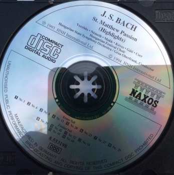 CD Johann Sebastian Bach: St. Matthew Passion (Highlights)