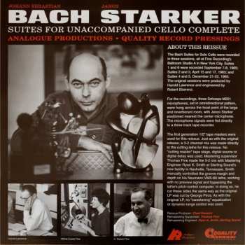 6LP/Coffret Johann Sebastian Bach: Suites For Unaccompanied Cello Complete LTD | DLX