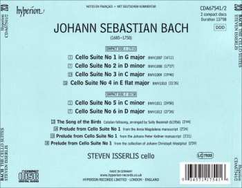 2CD Johann Sebastian Bach: The Cello Suites