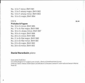 5CD/Coffret Johann Sebastian Bach: The Well-Tempered Clavier = Das Wohltemperierte Clavier = Le Clavier Bien Tempéré