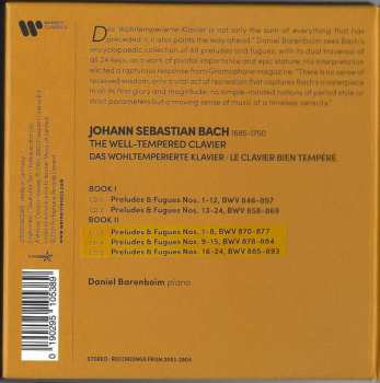5CD/Coffret Johann Sebastian Bach: The Well-Tempered Clavier = Das Wohltemperierte Clavier = Le Clavier Bien Tempéré