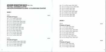 5CD/Coffret Johann Sebastian Bach: The Well-Tempered Clavier = Das Wohltemperierte Clavier = Le Clavier Bien Tempéré