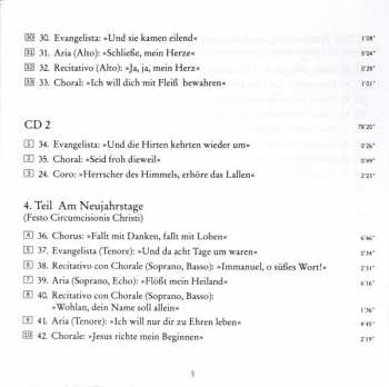 2CD Johann Sebastian Bach: Weihnachtsoratorium [Christmas Oratorio]