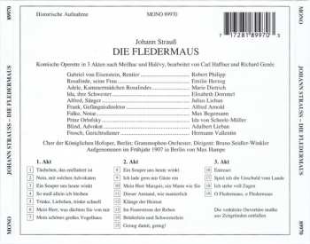 CD Johann Strauss Jr.: Die Fledermaus