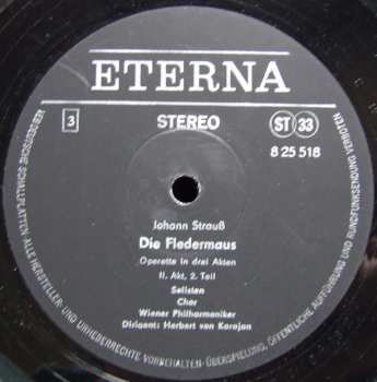 3LP/Coffret Herbert von Karajan: Die Fledermaus (3xLP + BOX + BOOKLET)