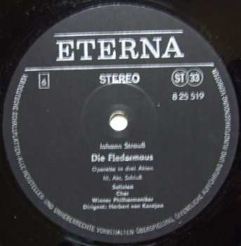 3LP/Coffret Herbert von Karajan: Die Fledermaus (3xLP + BOX + BOOKLET)