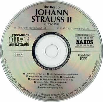 CD Johann Strauss Jr.: The Best Of Johann Strauss II