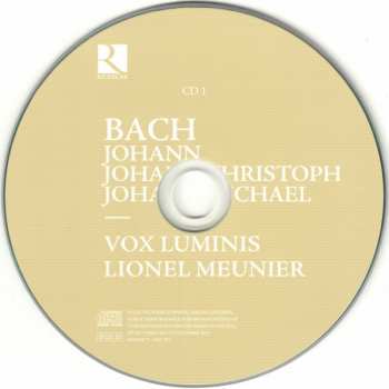 2CD/Coffret Johann Christoph Bach: Bach Motetten