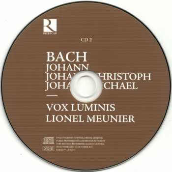 2CD/Coffret Johann Christoph Bach: Bach Motetten