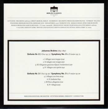 4CD/Coffret Johannes Brahms: Complete Symphonies