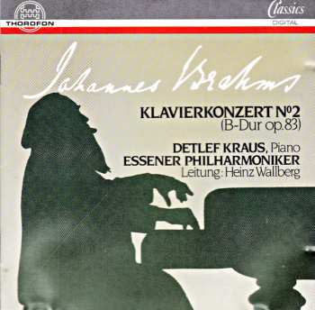 CD Johannes Brahms: Klavierkonzert N°2 (B-Dur Op.83)