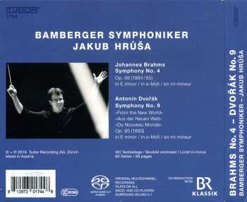 2SACD Antonín Dvořák: Johannes Brahms Symphony No. 4, Antonín Dvořák Symphony No. 9 "From The New World"