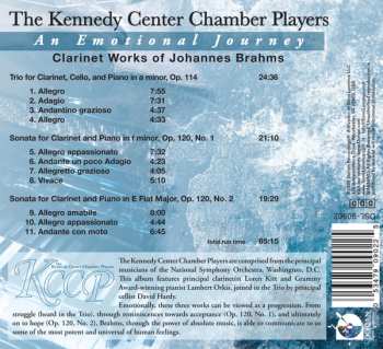 CD Johannes Brahms: An Emotional Journey (The Clarinet Works of Johannes Brahms)