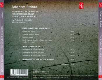 CD Johannes Brahms: Piano Quintet; Intermezzi