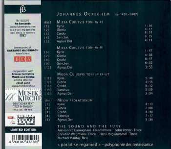 2CD Johannes Ockeghem: Missae Cuiusvis Toni & Prolationum