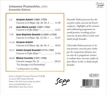 CD Michel Corrette: Concertos Pour Violon: The Beginning Of The Violin Concerto In France