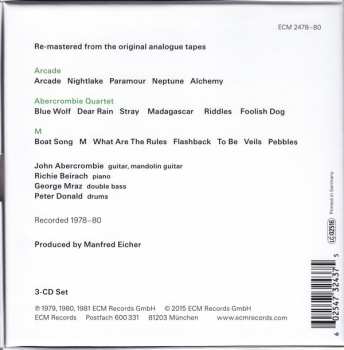 3CD/Coffret Richard Beirach: The First Quartet