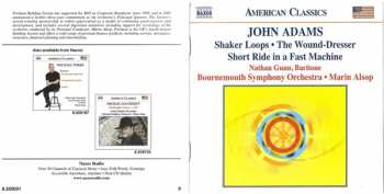 CD John Adams: Shaker Loops • Short Ride In A Fast Machine • The Wound Dresser • Berceuse Élégiaque