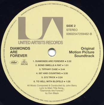 LP John Barry: Diamonds Are Forever (Original Motion Picture Soundtrack)