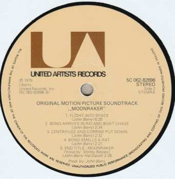 LP John Barry: Moonraker (Original Motion Picture Soundtrack)