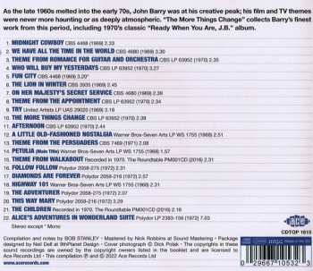 CD John Barry: The More Things Change (Film, TV & Studio Work 1968-1972)