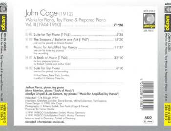 CD Marilyn Crispell: Works For Piano, Toy Piano & Prepared Piano · Vol. III