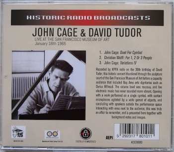 CD John Cage: Live At The San Francisco Museum Of Art (January 16th 1965)